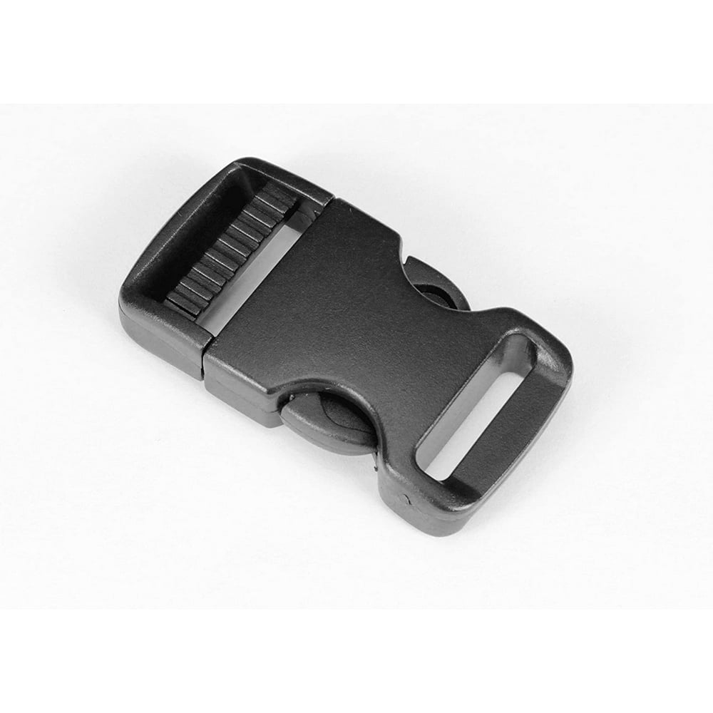 Strapworks 11/2 Inch Side Release Buckles Black Single Adjustable