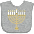 thumbnail image 3 of Inktastic Chanukah Hanukah Menorah Boys or Girls Baby Bib, 3 of 4