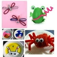 thumbnail image 5 of 100 PCS 14 Sizes Stuffed Toys Parts Not Self-adhesive Black With White Creative gift Doll Accessories Doll's Eyes Dinosaur Eye 6MM, 5 of 8