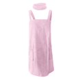 thumbnail image 3 of Celivon Terry Cloth Robes For Women Spring Autumn Long Pajamas Smooth Bathrobe Suspender Bath Robe Beauty Salon Sexy Bathrobe Bath Towel, 3 of 4