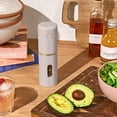 thumbnail image 2 of Beautiful Rechargeable Electric Salt or Pepper Grinder, Porcini Taupe by Drew Barrymore, 2 of 7