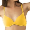 thumbnail image 4 of Women'S Comfortable Traceless Lightweight Beautiful Back Simple And Rimless Bra Womens Bra For Everyday Comfort Yellow 32, 4 of 4