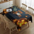 thumbnail image 5 of Rectangle Table Clothes Halloween Pumpkin Bat spider Table Cloth,Decor Washable Table Covers for Picnic Graduation Halloween Fall Thanksgiving Christmas, 5 of 5