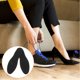 thumbnail image 5 of Plantillas ortopédicas de TPU con masaje líquido, relleno de glicerina, que absorben el masaje terapéutico de pies para fascitis plantar y pies planos (negro) - Talla, 5 of 7