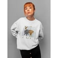 thumbnail image 2 of Cozy Woodland Animal Iii Sweatshirt Women -Victoria Borges Designs, Female 4X-Large, 2 of 4