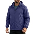thumbnail image 2 of Miqool Pack Windbreaker for Men Lightweight Water Repellent Zip Up Hooded Jacket with Pockets for Running Hiking Cycling Travel, 2 of 9