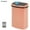 Pink, variant on XF XINFENG 13 Gallon 49 Litre Dustbin Kitchen Trash Can with Lid Automatic Sensor Touch Bin,Garbage Can, Waste Bin, For Bathroom/Double Bed/Bedroom/Home/Office, Black