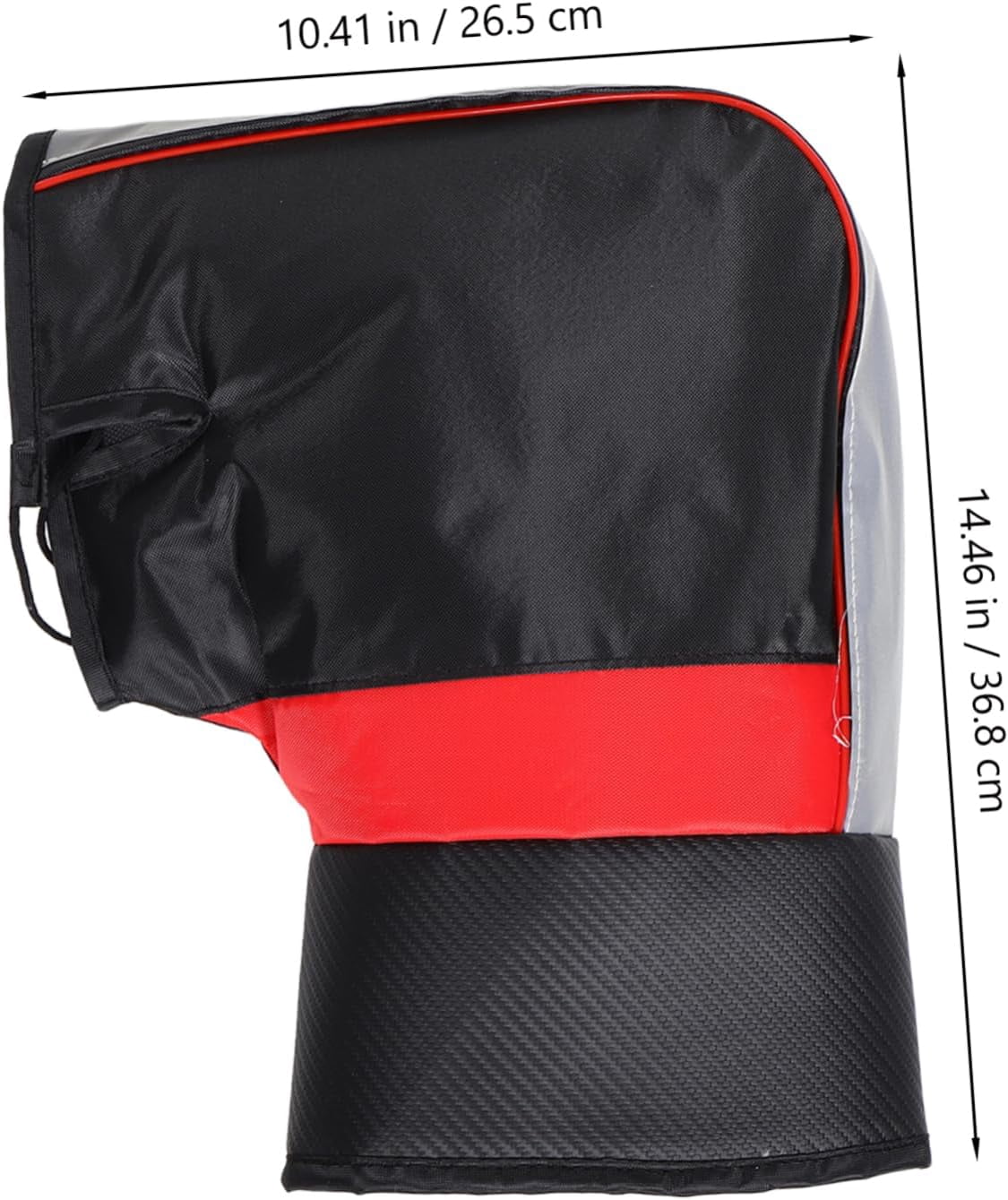 Ljia 1 Pair Waterproof Oxford Electric Motorcycle Handlebar Gloves Thickened Windproof Mittens for Cold Weather Riding Insulated Hand Covers for Winter Biking A416