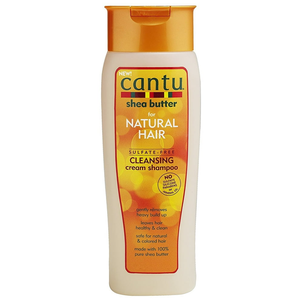 Cantu Shampoo And Conditioner Curly Hair Cantu Shea Butter For Natural Hair Cleansing Cream Shampoo, 13.5 Oz