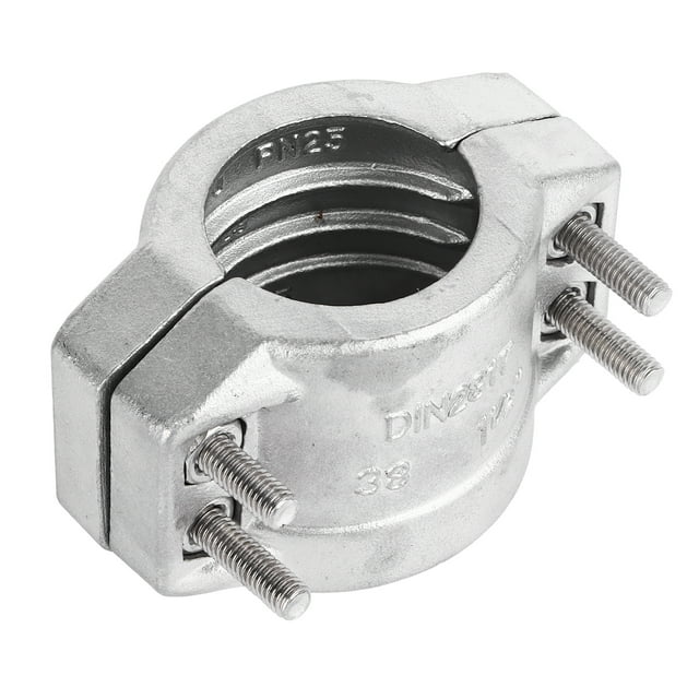 Hose Clamp, Wide Application 304 Stainless Steel Portable Erosion Pipe Support Clip for Industrial Piping Connection