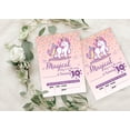 thumbnail image 4 of Darling Souvenir Pink Birthday Invitation Card Printable Fill or Write In Blank Invites Party Supplies Pack Of 28 5 x 7 Inches, 4 of 5