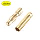 thumbnail image 1 of Uxcell conectores de cable de enchufe de altavoz banana macho y hembra de 4 mm, tono dorado, 10 pares, 1 of 5