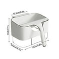 thumbnail image 3 of Kitchen Waste Bin Wall-mounted Household With Scraper Kitchen Table Hotel Cleaning Tools Cabinet Door Hanging Special Use, 3 of 6