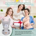 thumbnail image 3 of Lvelia Baby Carrier,6-in-1 Baby Carrier Newborn to Toddler, Adjustable Detachable Infant Baby Hip Seat Carrier for 7-44lbs, All Seasons, Perfect for Shopping Travelling, 3 of 12