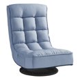 thumbnail image 1 of Posh Living Woodrow Linen Recliner/Floor Chair Blue, 1 of 8