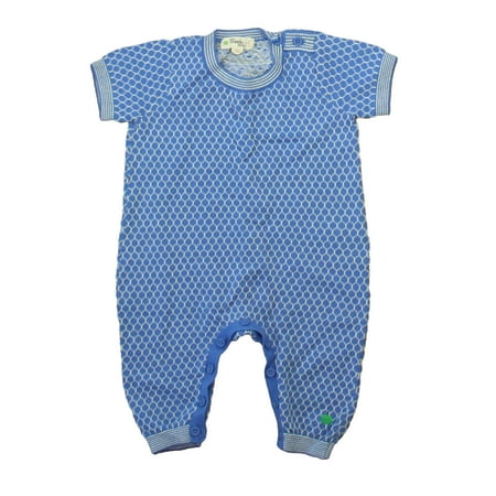 

Pre-owned the bonnie mob Girls Blue | White Romper size: 3-6 Months