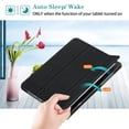 thumbnail image 4 of ATOOZ for Galaxy Tab A8 10.5 inch Case,Auto Wake/Sleep Ultra Slim Leather Stand Cover Samsung Tab A8 [SM-X205N/X200N],Black, 4 of 7
