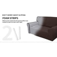thumbnail image 2 of Easy-Going Super Stretch Sofa Slipcover Non Slip Couch Cover, Chair Size, Chocolate, 2 of 7