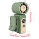 thumbnail image 3 of Portable Mini Fan Hands-Free Turbos Personals Handheld Fans Rechargeable W 4 Wind LED Display Pocket Size Summer Coolings For Travels, 3 of 7