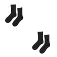 thumbnail image 3 of Guardurnaity 1 par de calcetines de invierno para clima frío, calcetería térmica para suelo de Color sólido, calentador de pies, transpirable, Negro Hombres 2piezas, 3 of 6