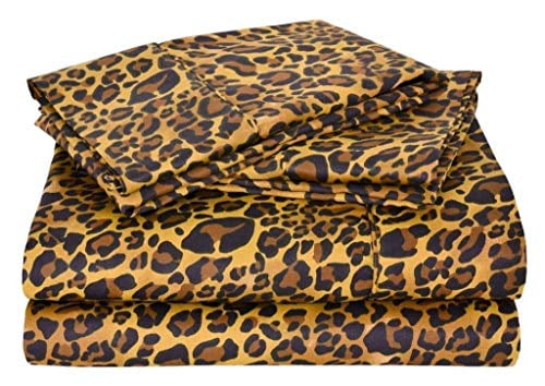 Xl Size Bed Sheets Leopard Print, Sgi Bedding 600 Luxury Soft Egyptian Cotton Sheets