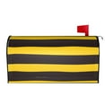 thumbnail image 3 of Fotbe Bee Stripe Mailbox Covers Post Letter Box Cover Garden Decor Standard Size-21x18 in, 3 of 9