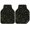 Black, Lime, Moss, Forest, variant on Green Starry Sky Car Floor Mats 4 Pieces, Front & Rear Auto Carpet Mats Full Set with Rubber Backing, Golden Stars Fantasy Cosmos Universal All Weather Car Floor Protectors for SUV Truck Van