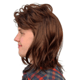 thumbnail image 3 of Mullet Wig Brown Costume Hair Adult Teen Mens 70s 80s Rocker Joe, 3 of 4