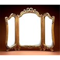 thumbnail image 1 of Tri Fold Vanity Gold Leaf Decorative Mirror, 1 of 1