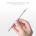 thumbnail image 3 of 3PCS Cuticle Pusher Professional Nail Pusher Nail Cleaner Nail Art Remover Tool, 3 of 10