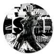 thumbnail image 2 of Designart 'Monochrome Cyborg Body Ii' Modern Wall Clock, 2 of 5