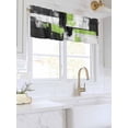 thumbnail image 3 of Valances for Windows Abstract Graffiti Rod Pocket Cafe Window Treatments Valance Curtains for Kitchen Bathroom Laundry Basement Windows 54"x18", 3 of 9