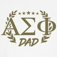 thumbnail image 3 of CafePress - Alpha Sigma Phi Greek Dad Gold Baseball Jersey - Cotton Baseball Jersey, 3/4 Raglan Sleeve Shirt, 3 of 4