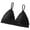 Black, variant on Bras for Women,Lace Triangle Cup Bralette Thin Comfort Wrap Front Design Wireless Soft Support Bra,Sports Bras for Women,Black,S