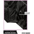 thumbnail image 3 of Steve Madden Girls Puffer Jacket Insulated Quilted Long Length Winter Parka Jacket for Girls, 3 of 7