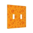 thumbnail image 2 of PAYOHTO Toggle Light Switch Wall Plate Halloween Pattern Element Double Switch Cover Standard Size 2-Gang 4.50" x 4.5" Unbreakable Polycarbonate Thermoplastic, 2 of 6
