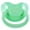 Green, variant on CutiePlusU Adult Sized Pacifier Dummy for Adult Babies-Large Shield Pink
