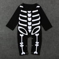 thumbnail image 2 of Lindo disfraz de de Halloween para bebés, niñas, , , , trajes con estampado de huesos, , ropa - BLESIY Mameluco de halloween, 2 of 8