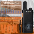 thumbnail image 4 of Walkie Talkies Retevis RT22P, paquete de 10 radios bidireccionales FRS, 4 of 9