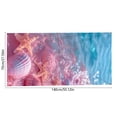 thumbnail image 3 of Amzcrzy Polyester Ocean Elements Beach Towel Oceans-Themed Beach Towel Starfishs Seashells and Sea Turtle Fast-Drying Absorbent Bath Towel Microfiber Beach Towel Non-Functional Blankets, 3 of 6
