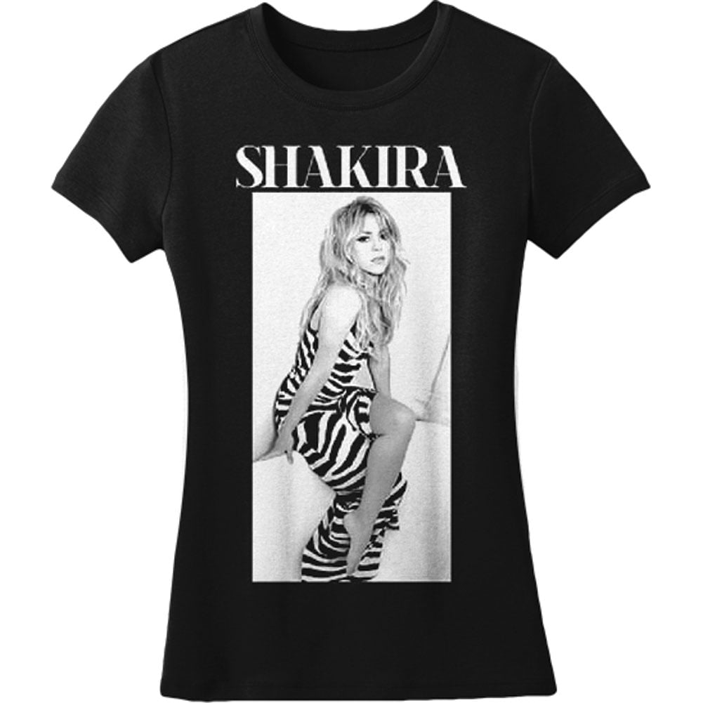 Shakira - Shakira Shakira Album Women's T Junior Top Black - Walmart.com - Walmart.com shakira merch