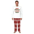 thumbnail image 3 of Merry Christmas Ya Filthy Animal Matching Pajamas, Holiday Pajamas With Pockets, Size NB - Men 6XL, 3 of 7