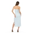thumbnail image 3 of Forever 21 Women’s Strapless Lace Maxi Dress with Ruffle Side Slit, Fitted Bodice and Elegant Evening Silhouette for Parties and Special Occasions, XS-XL, 3 of 6