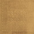 thumbnail image 1 of Ahgly Company Indoor Square Abstract Brown Contemporary Area Rugs, 5' Square, 1 of 4