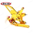thumbnail image 3 of Arashi (Version 2.0) Rearsets for Ducati 959 Panigale 2016 2017 2018 2019 / Panigale V2 2020 2021 2022 Motorcycle Accessories Adjustable Footrests Foot Pegs Rear Sets Gold, 3 of 4