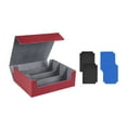 thumbnail image 4 of DYNWAVECA Deck Card Case 1800Card Protection Holder 11.4x9.7x4.1Inches for Sport Cards Gray Red Card Case, 4 of 10