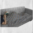 thumbnail image 6 of Moroccan Soft Flannel Fleece Throw Blanket, Mosaic Circular Pattern Arrow Shapes Marrakech Inspired Design Abstract Motifs, Cozy Plush for Indoor and Outdoor Use, 70" x 90", Multicolor, by Ambesonne, 6 of 6