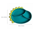thumbnail image 1 of 1PC Durable Practical Creative Delicate Portable Divided Plate Baby Plate Baby Dish for Feeding Eating Baby Kids, 1 of 6