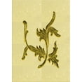 thumbnail image 1 of Ahgly Company Machine Washable Indoor Rectangle Transitional Sun Yellow Area Rugs, 6' x 9', 1 of 7