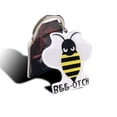 thumbnail image 4 of Bee-Otch Bumblebee Keychain - Officially Licensed Originals, Double Sided Metal Keychain, 4 of 7